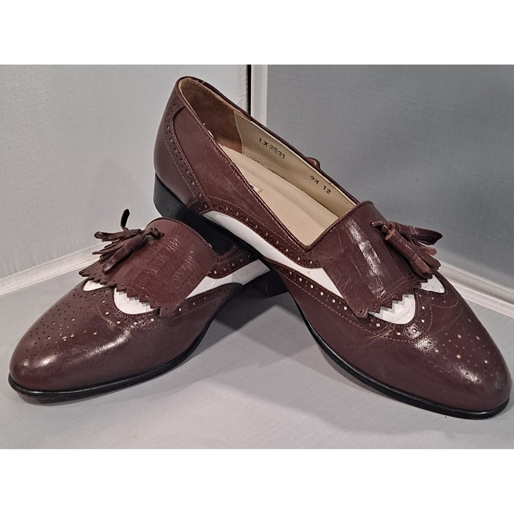 Mens Leather Carlo Morandi Loafers Size 9.5